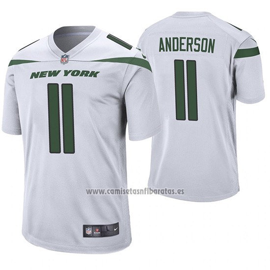Camiseta NFL Game New York Jets Robby Anderson Blanco